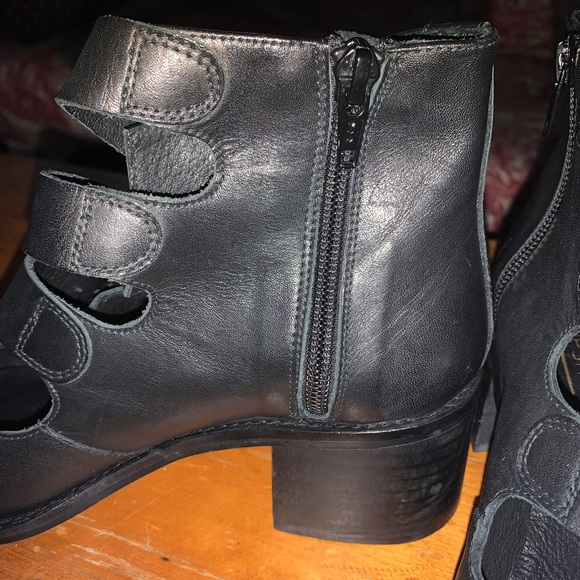 Topshop Leather 4 Strap Boots 36 - Picture 11 of 11